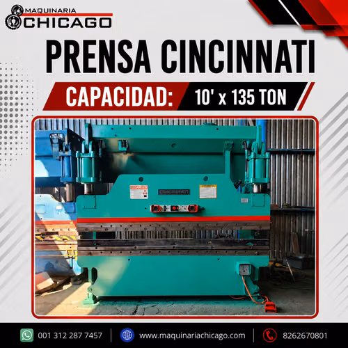 PRESA CINCINNATI 10 'x 135 TON
