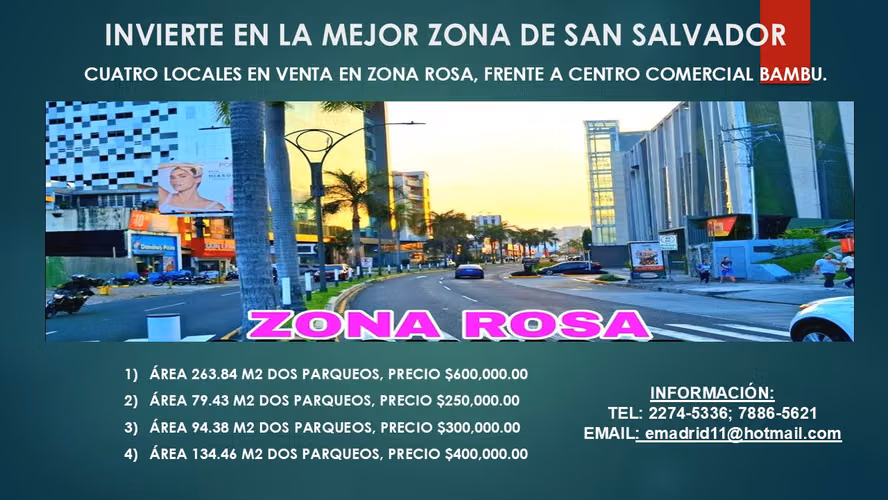 INVEST IN THE BEST AREA OF SAN SALVADOR