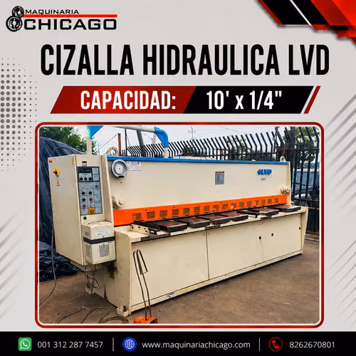 CIZALLA HIDRAULICA LVD 10' x 1/4"