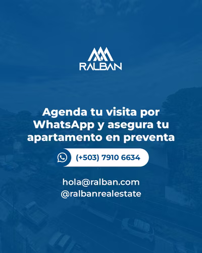 Apartamento NUEVO en Venta, pronta entrega, Colonia Utila, Santa Tecla