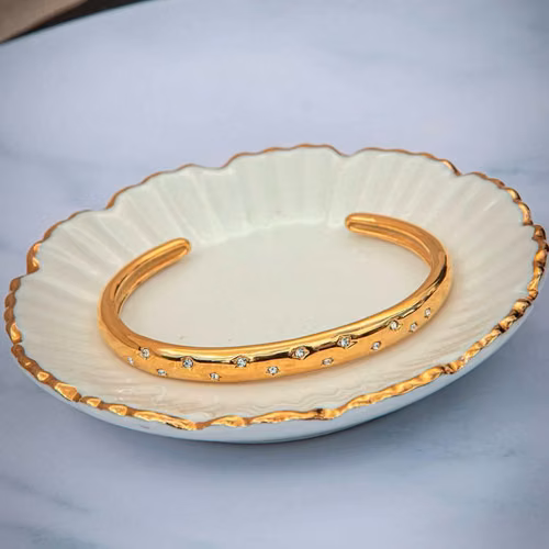 Pulsera Esclava con Enchape de Oro de 18K - Imagen 6