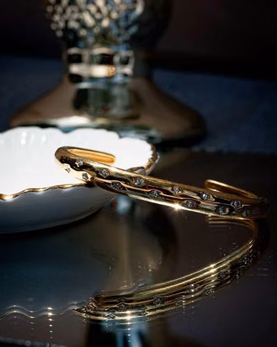 Pulsera Esclava con Enchape de Oro de 18K - Imagen 3
