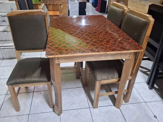 Juegos de comedor madera natural