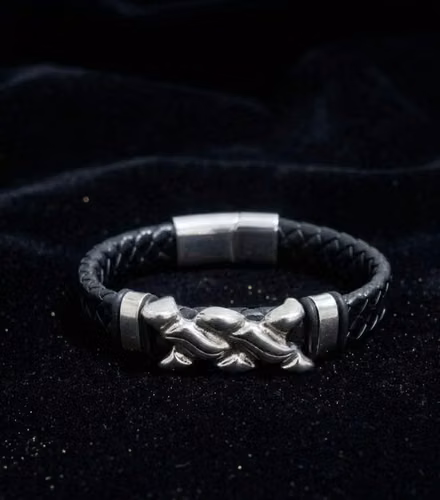 Pulseras multicapa de cuero