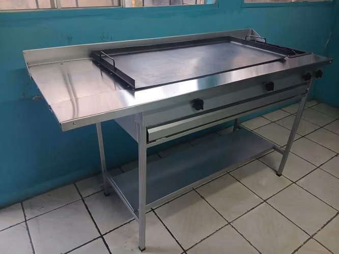 Plancha con mesa auxiliar - Imagen 4