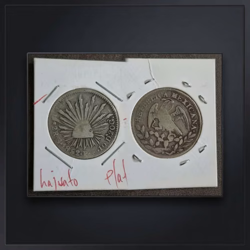 Mexican silver coins