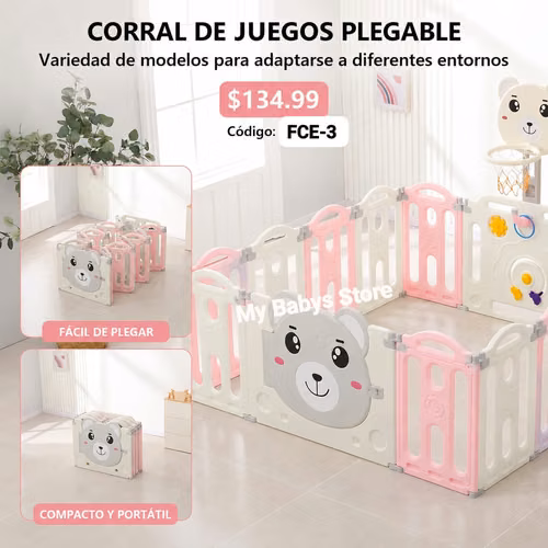 Corral de juegos plegable