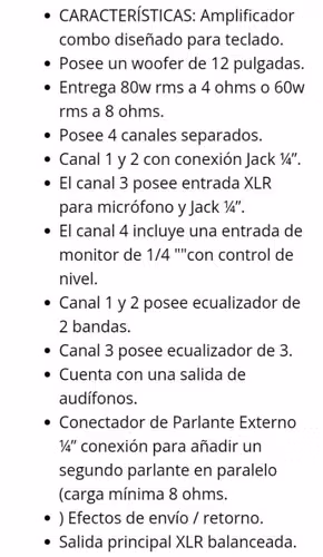 Vendo Amplificador Marca Peavey - Imagen 4