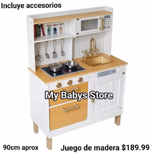 Juegos de cocina de madera - Imagen 2