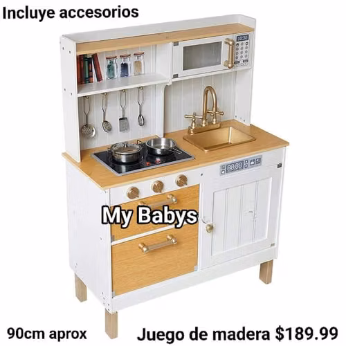 Juegos de cocina de madera