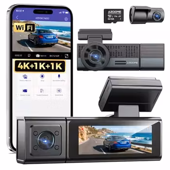 Dashcam Ultra HD 4K 3CH