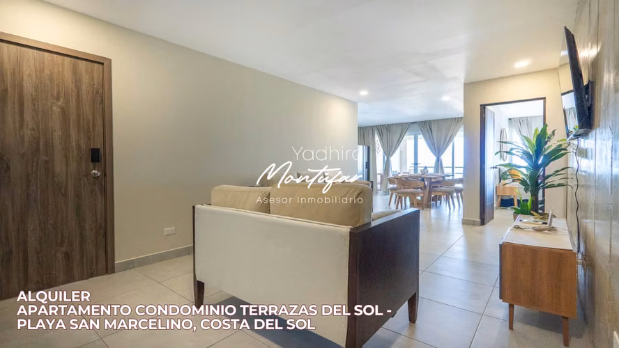Apartamento de playa en alquiler Condominio Terrazas del Sol Playa San Marcelino, Costa Del Sol - Imagen 10