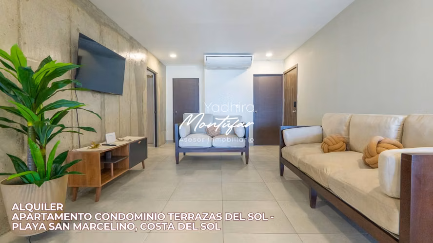Apartamento de playa en alquiler Condominio Terrazas del Sol Playa San Marcelino, Costa Del Sol - Imagen 19