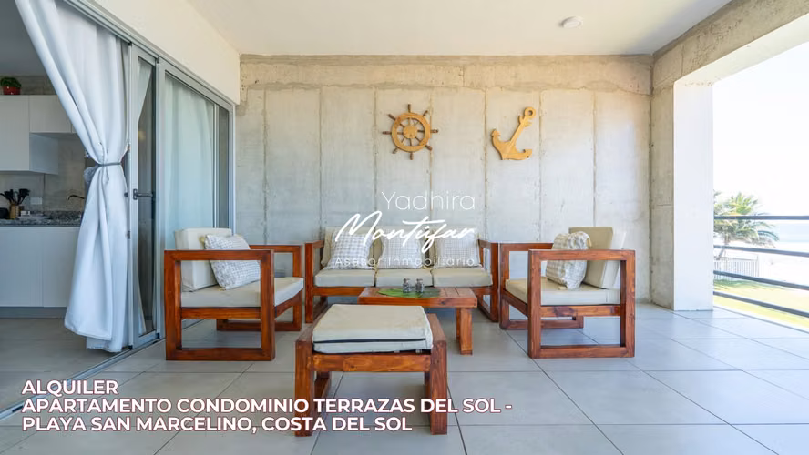 Apartamento de playa en alquiler Condominio Terrazas del Sol Playa San Marcelino, Costa Del Sol - Imagen 4