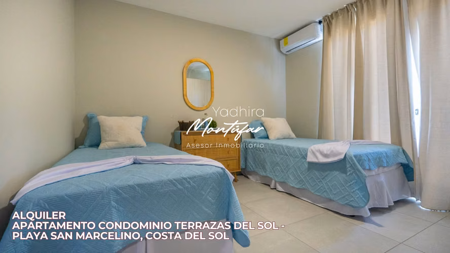 Apartamento de playa en alquiler Condominio Terrazas del Sol Playa San Marcelino, Costa Del Sol - Imagen 17