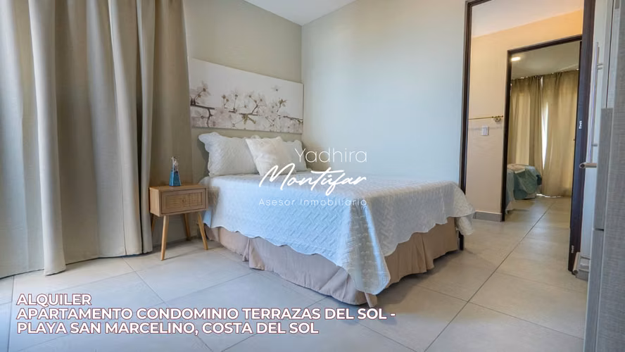 Apartamento de playa en alquiler Condominio Terrazas del Sol Playa San Marcelino, Costa Del Sol - Imagen 11