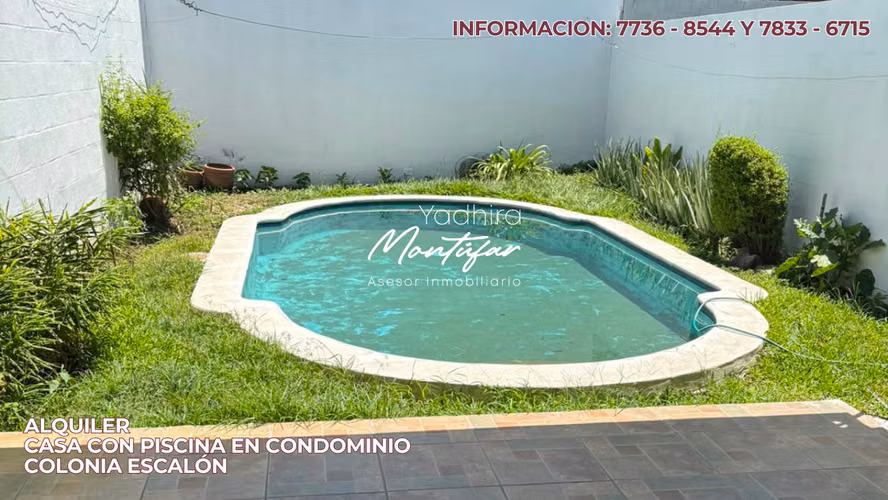 Alquiler Casa Colonia Escalon Parte Media en privado