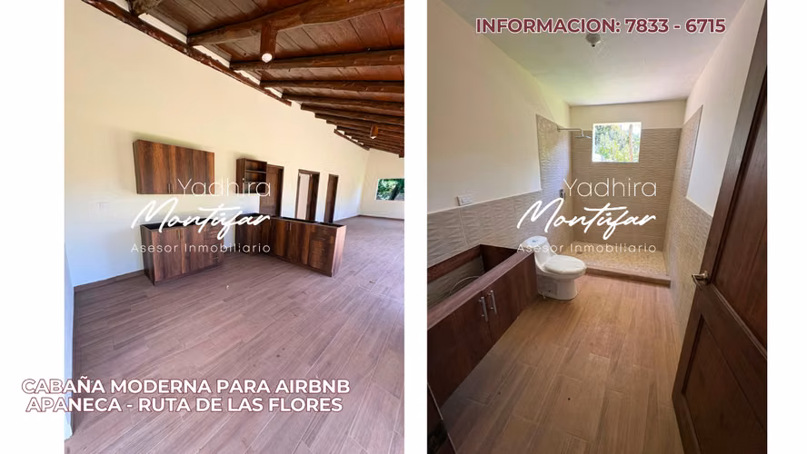 Cabaña moderna en el corazón de Apaneca Ruta de las Flores para airbnb - Imagen 4
