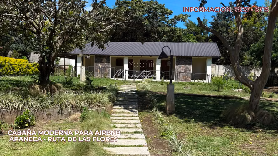 Cabaña moderna en el corazón de Apaneca Ruta de las Flores para airbnb - Imagen 1