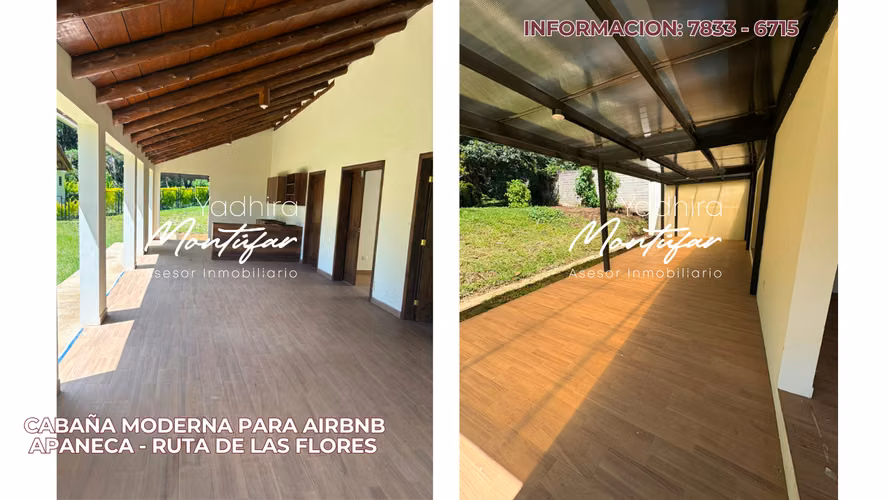 Cabaña moderna en el corazón de Apaneca Ruta de las Flores para airbnb - Imagen 2