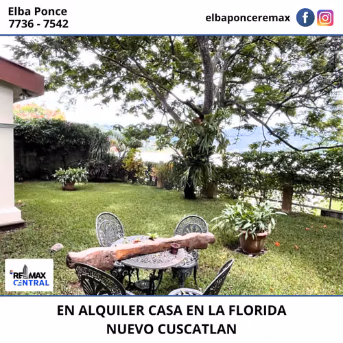 CASA EN ALQUILER EN RESIDENCIAL LA FLORIDA, NUEVO CUSCATLAN - Imagen 11