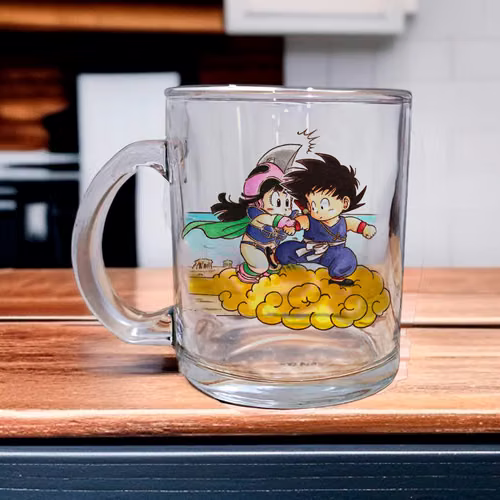 Taza de vidrio personalizada