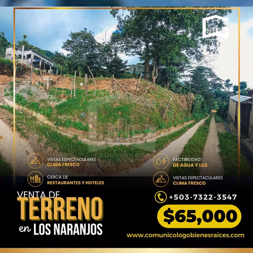 Terreno de Montaña en Los Naranjos Sonsonate. Zona Premium Ruta de Las Flores - Imagen 2