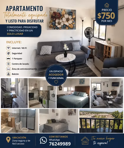 Apartamento Amueblado Listo Para Habitar
