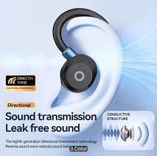 Para hacer deporte y no se te caen estos audífonos bluetooth con gancho en la oreja, ENVÍO GRATIS