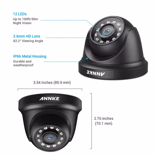Cámara CCTV 1080p 2MP domo - Imagen 1
