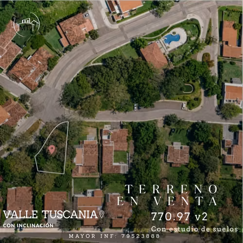 Hermoso Terreno en venta – Valle Tuscania
