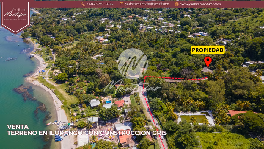 Se vende casa con terreno en la zona del Lago de Ilopango (no frente al lago)