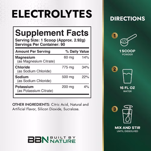 Electrolitos en polvo, sabor Blue Razz, Mezcla de bebidas de hidratación y electrolitos, sin azúcar, energía y recuperación - Imagen 2