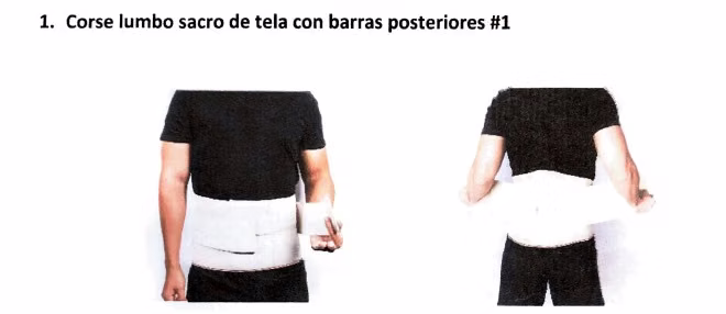 Corse/Faja Soporte Lumbo Sacro