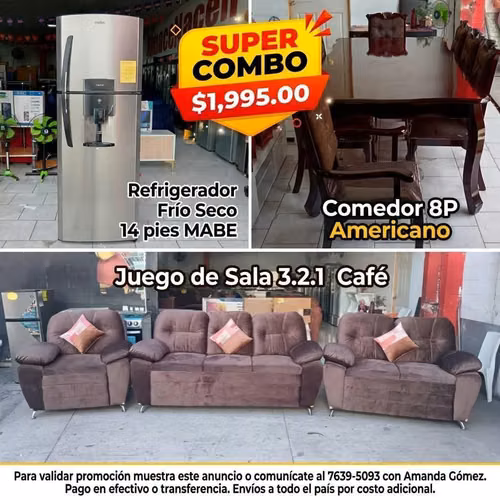 ¡AMUEBLA TU CASA DE UNA VEZ! COMBO EN OFERTA - Imagen 3