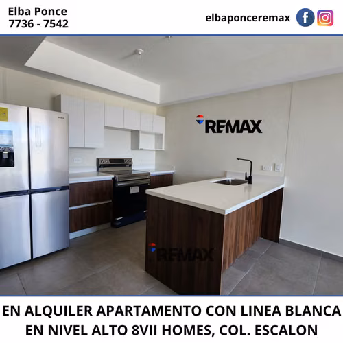 ALQUILER DE APARTAMENTO CON LINEA BLANCA EN 8VII HOMES - Imagen 2