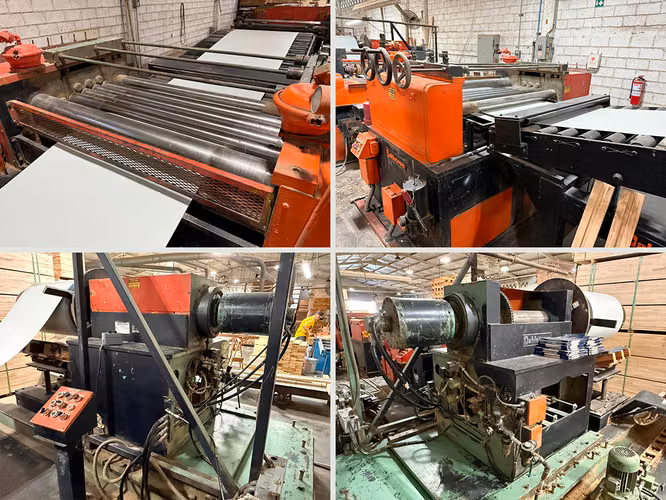 LINEA DE CORTE DAHLSTROM CON CABEZAL DE SLITTER  48" x 20,000 Lbs x Cal. 14 - 24 - Imagen 5
