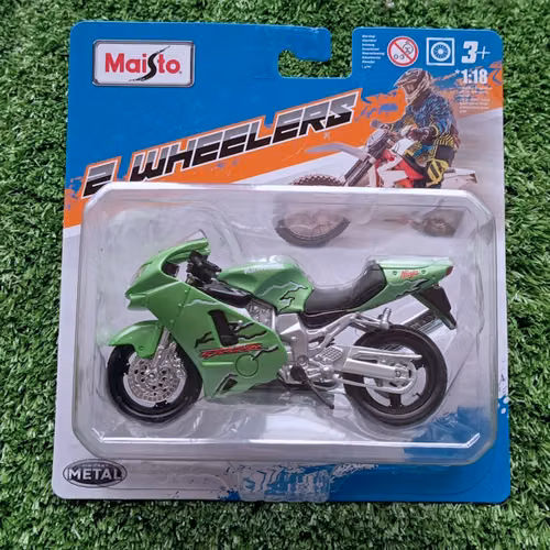 METAL Original Motocicleta Kawasaki Ninja ZX-12R (Scale 1:18).