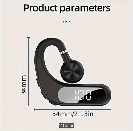 Audífono unico bluetooth,todo en uno,con gancho en la oreja, ENVÍO GRATIS