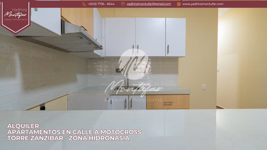 Alquiler de apartamento en Torre Zanzibar Calle a Motocross, Zona Hidronasia