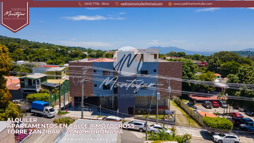 Alquiler de apartamento en Torre Zanzibar Calle a Motocross, Zona Hidronasia
