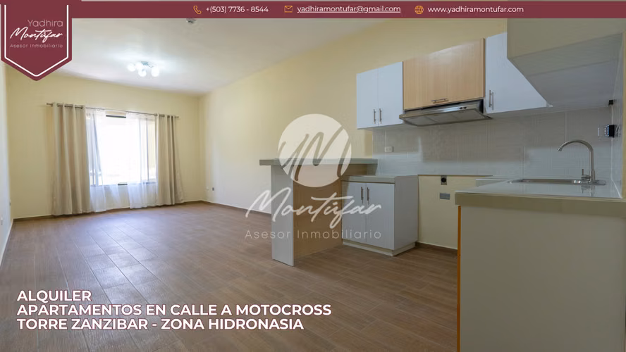 Alquiler de apartamento en Torre Zanzibar Calle a Motocross, Zona Hidronasia