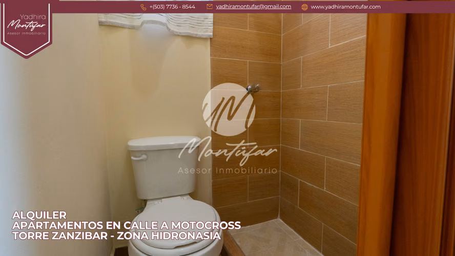 Alquiler de apartamento en Torre Zanzibar Calle a Motocross, Zona Hidronasia