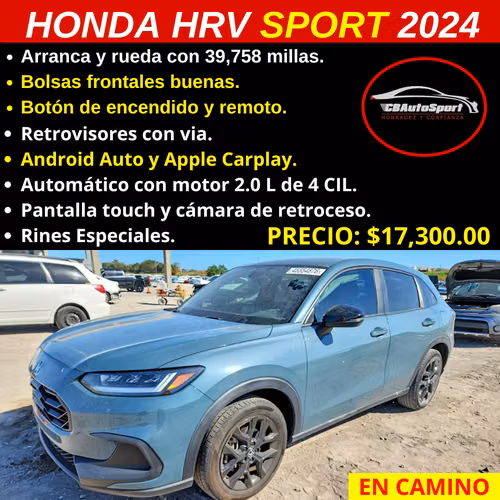 HONDA HRV SPORT 2024