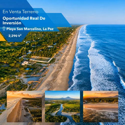 EN VENTA 2,290 V² EN COSTA DEL SOL, EL SALVADOR