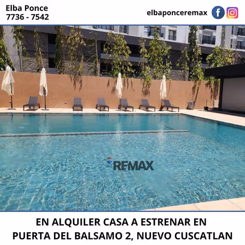 CASA EN ALQUILER, A ESTRENAR, EN PUERTA DEL BALSAMO 2, NUEVO CUSCATLAN - Imagen 10