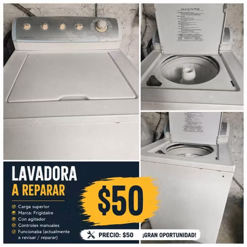 Lavadora a reparar
