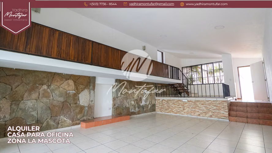 Casa en Zona La Mascota Ideal para Oficinas en Alquiler - Imagen 4