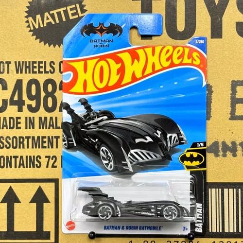 Hot Wheels Batman & Robin Batmobile.