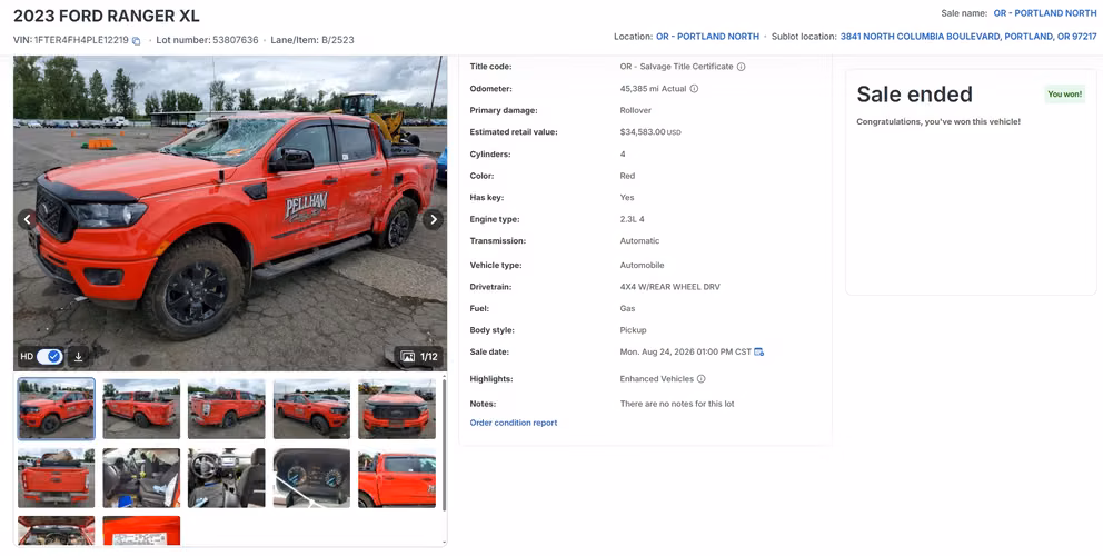 FORD RANGER XLT 2023 4X4 - Imagen 13